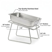 Duven™ Orthopedic Feeding Bowl — Medium & Large Dogs