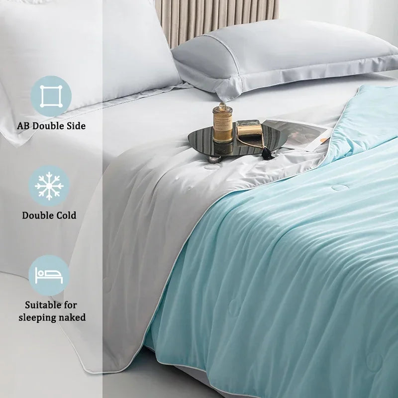 The Ice Silk Cooling Comforter