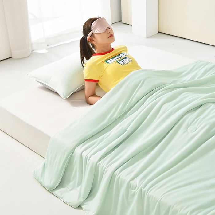 The Ice Silk Cooling Comforter