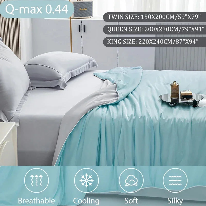 The Ice Silk Cooling Comforter
